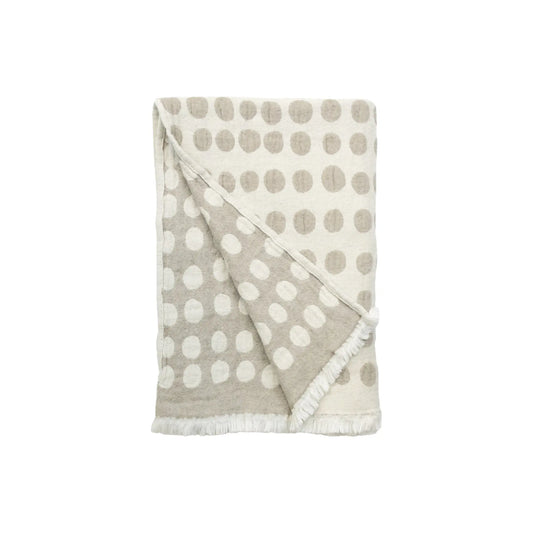Almedahls Pricktyg Pläd 120x170cm, Beige Offwhite
