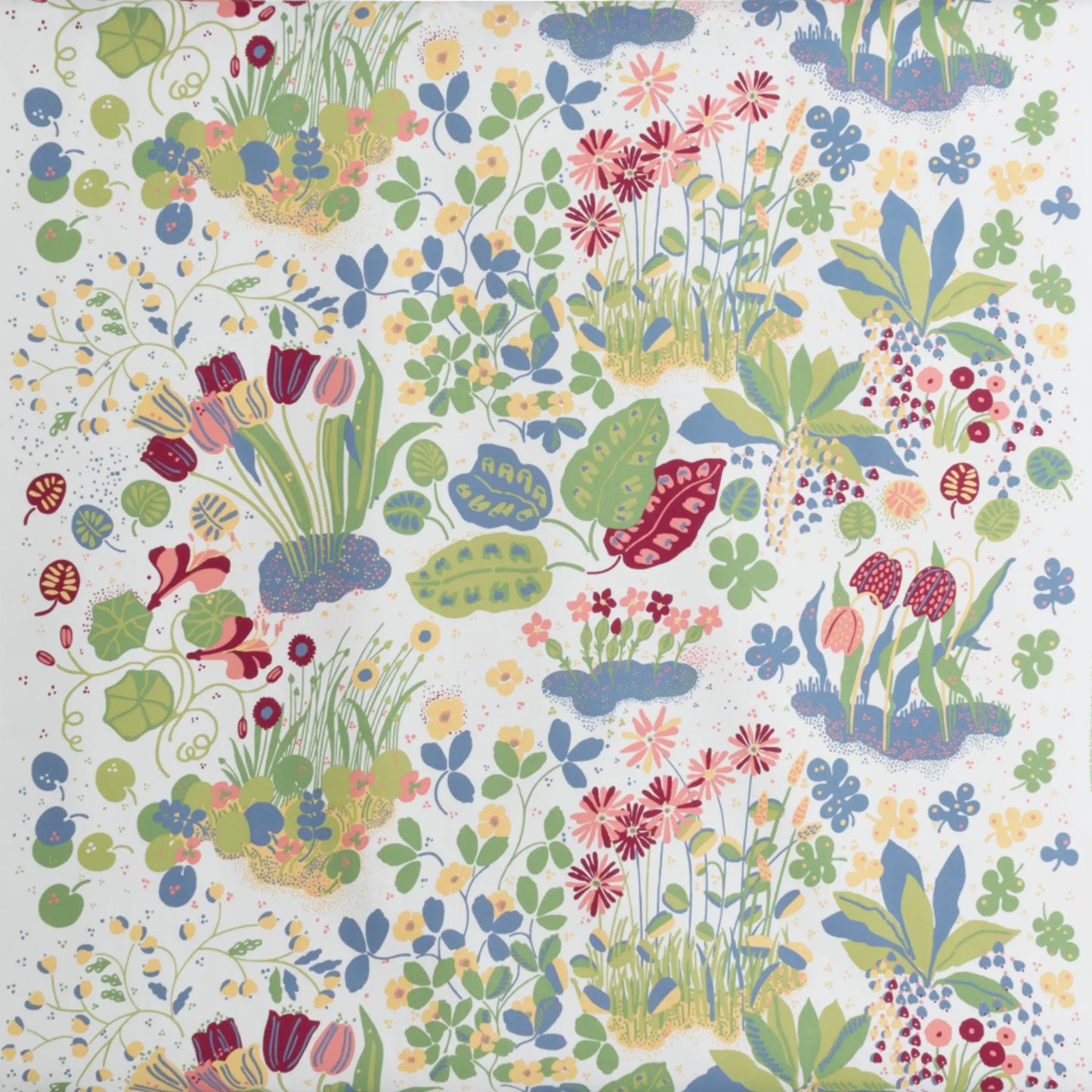 Almedahls Ailanthus Duk 145x250cm, Ljus Multi