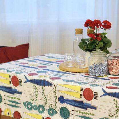 Almedahls Picknick Vaxduk 145x220cm, Multi