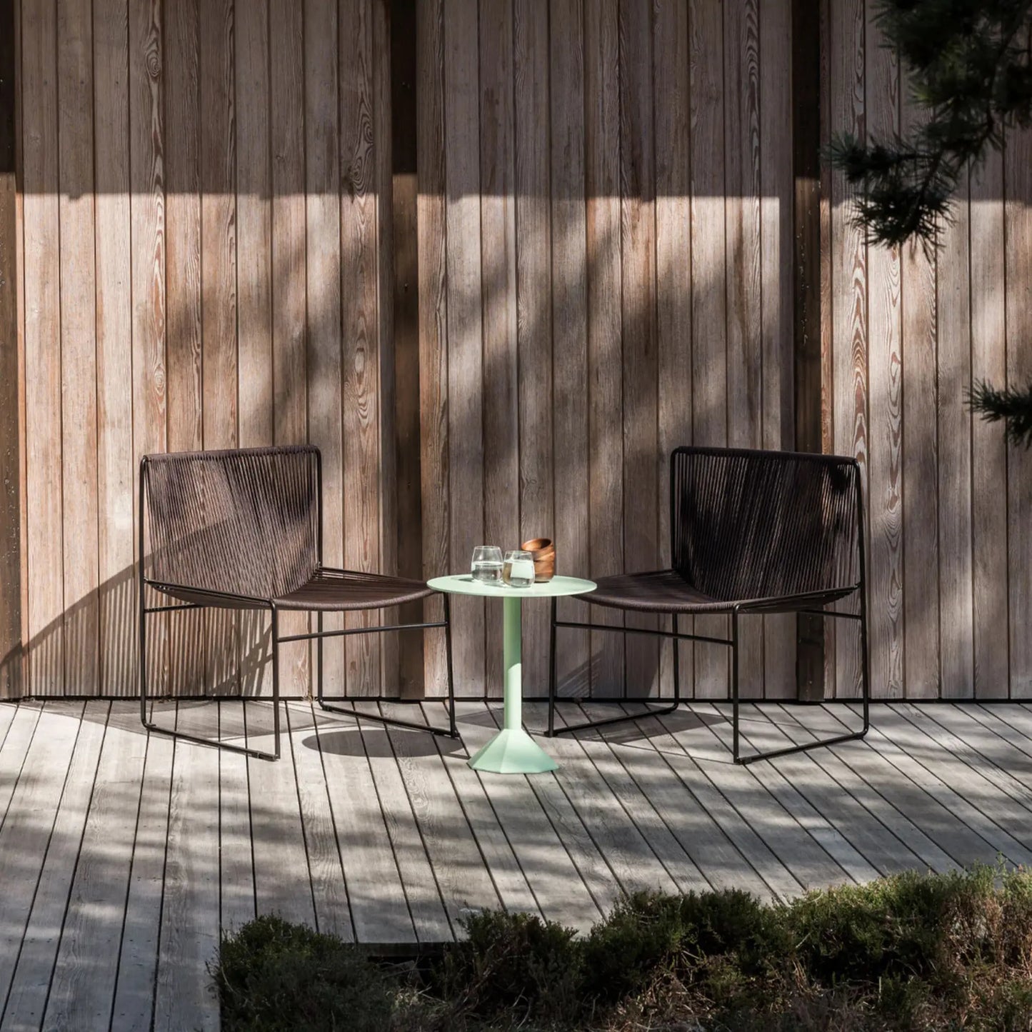 Bebo Objects Lyre Fåtölj Grön 2-Pack, Snöre Grön
