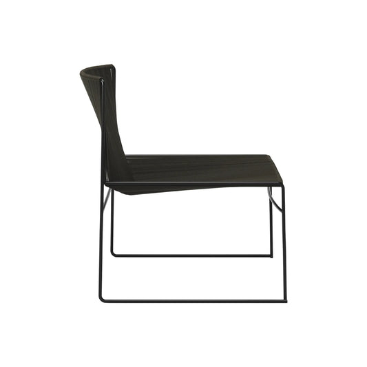 Bebo Objects Lyre Fåtölj Svart 2-Pack, Snöre Brun