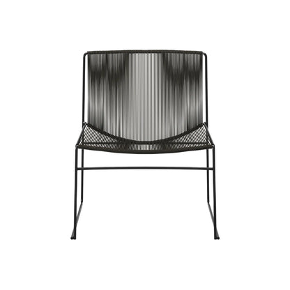 Bebo Objects Lyre Fåtölj Svart 2-Pack, Snöre Brun