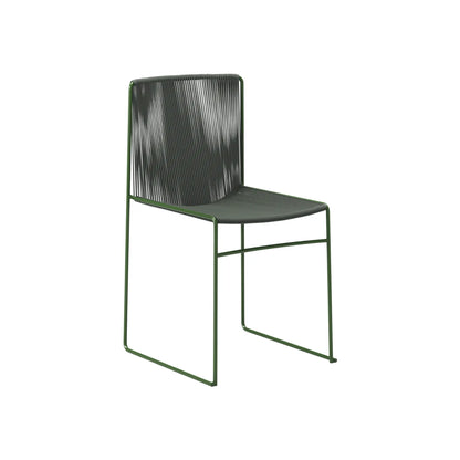 Bebo Objects Lyre Stol Grön 2-Pack, Snöre Grön