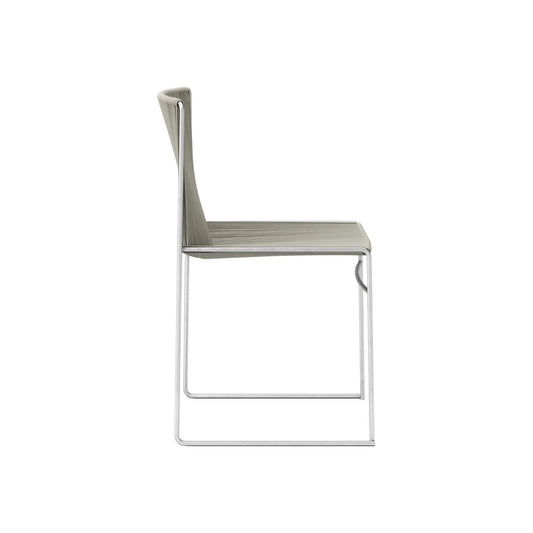 Bebo Objects Lyre Stol Rostfri 2-Pack, Snöre Natur