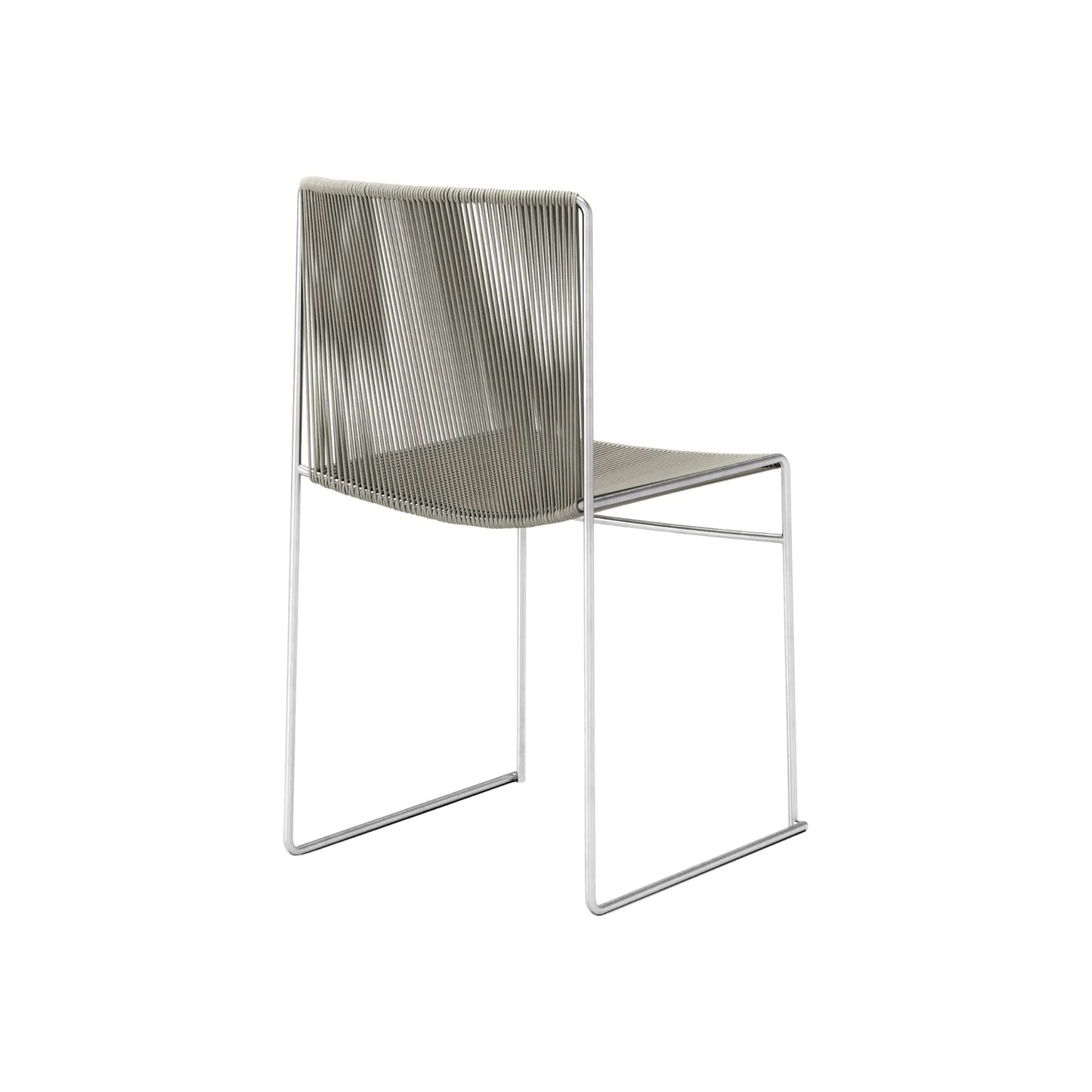 Bebo Objects Lyre Stol Rostfri 2-Pack, Snöre Natur