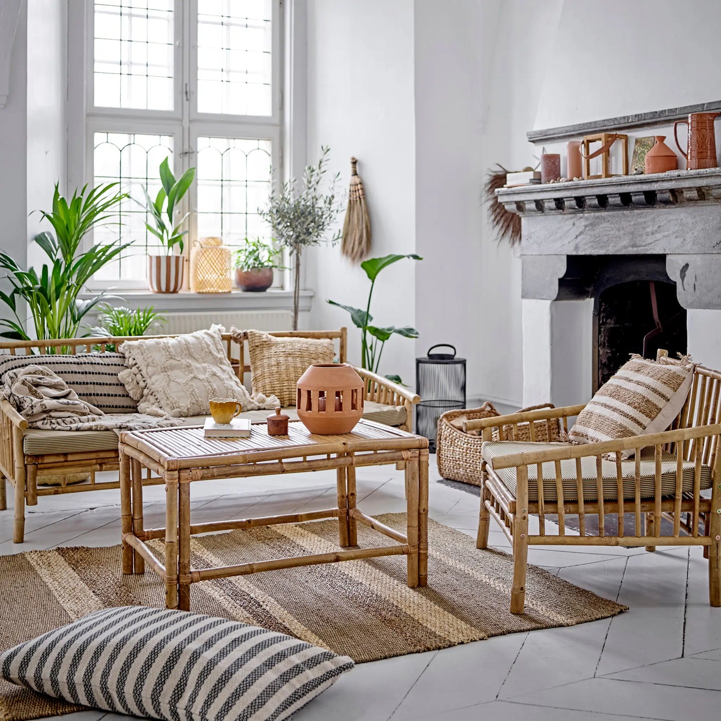 Bloomingville Sole Loungefåtölj, Natur