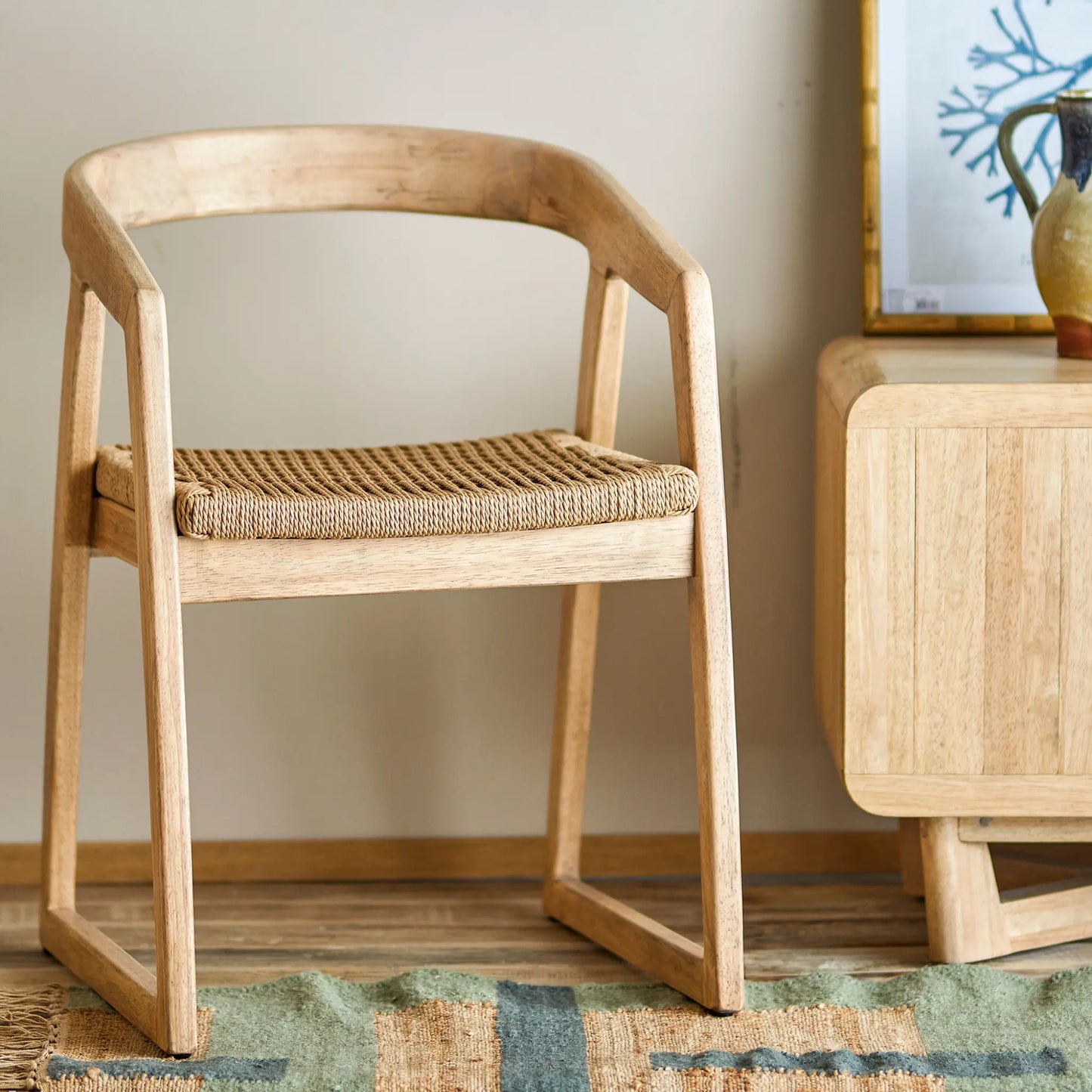 Creative Collection Serrone Matstol, Natur