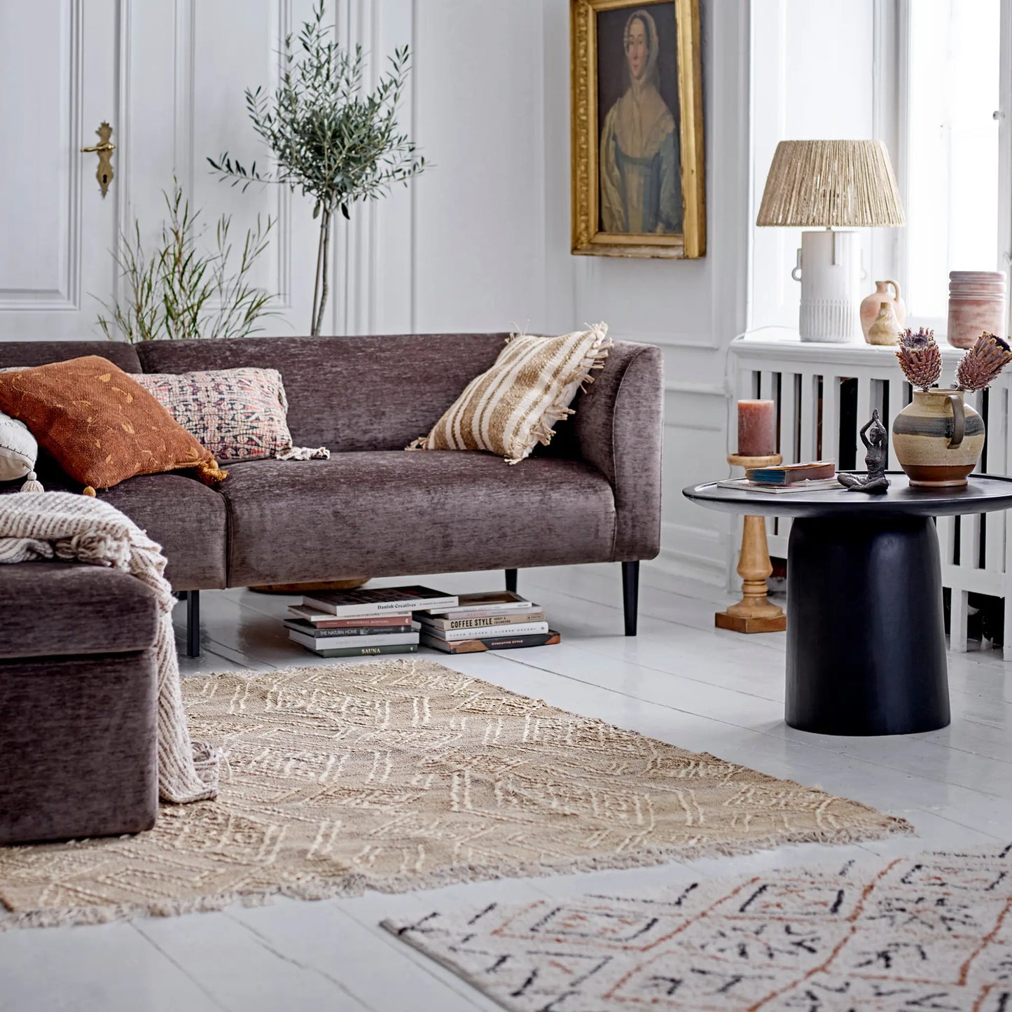 Bloomingville Lanna Puff, Brun