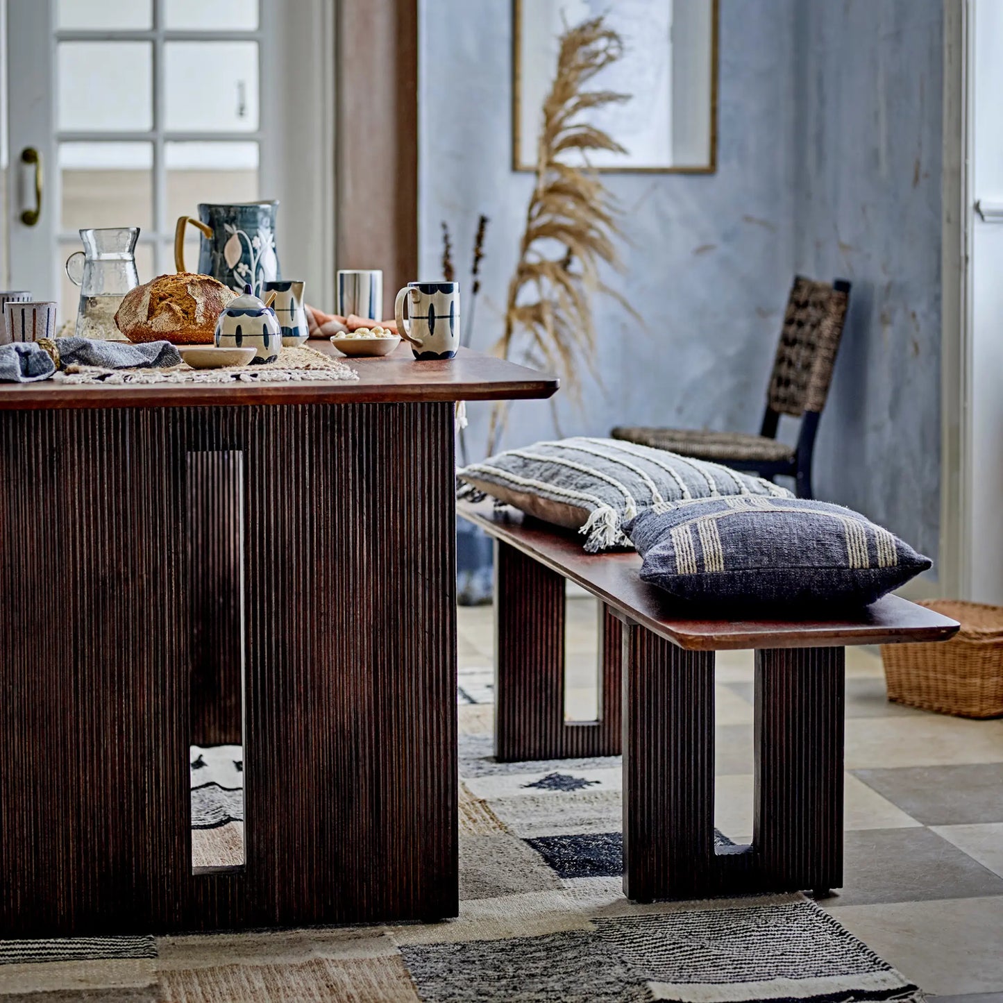 Creative Collection Milow Matbord, Brun