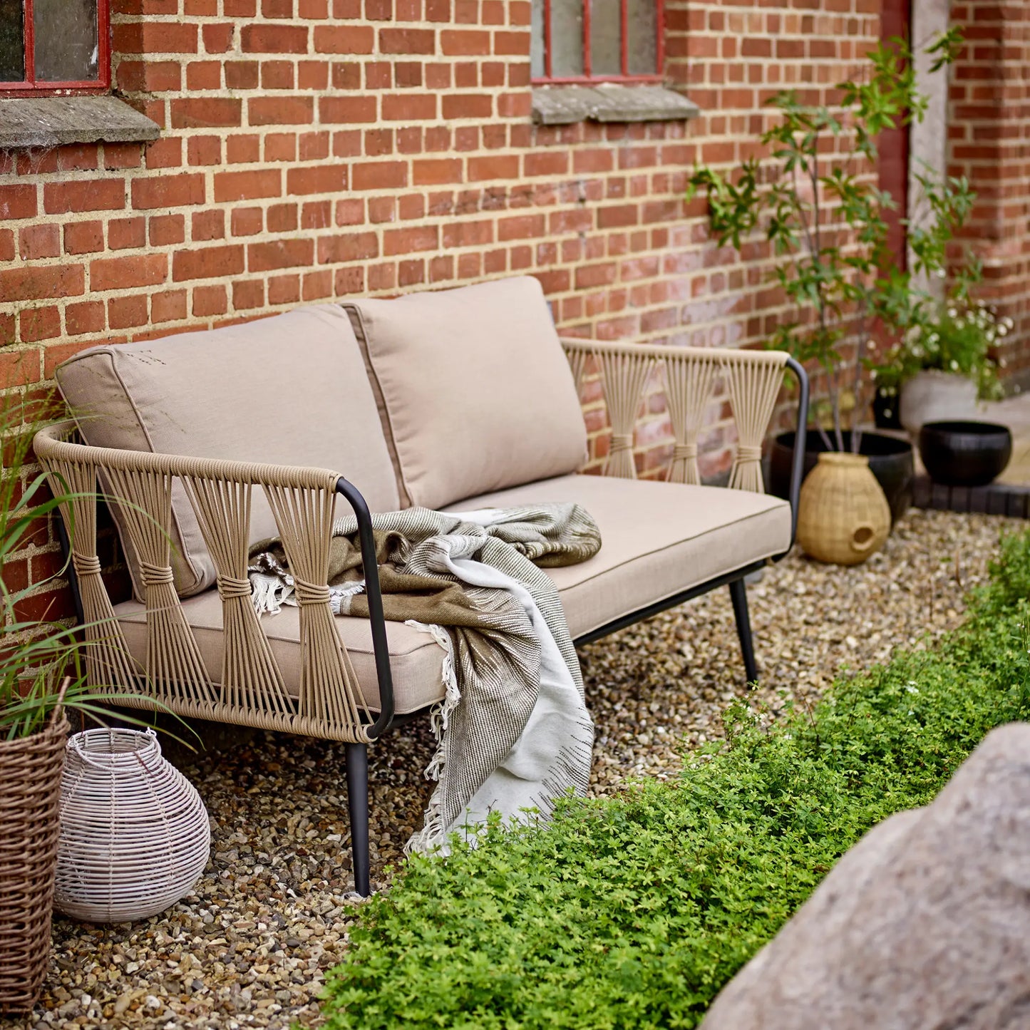 Bloomingville Pavone Soffa, Brun