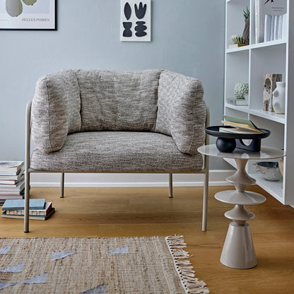 Bloomingville Karel Loungefåtölj, Vit