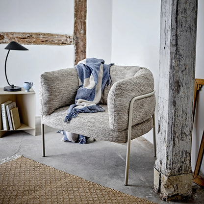Bloomingville Karel Loungefåtölj, Vit