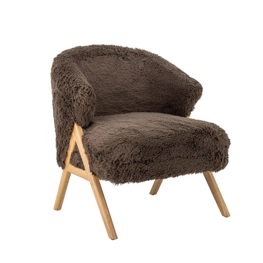 Bloomingville Camino Loungestol, Brun