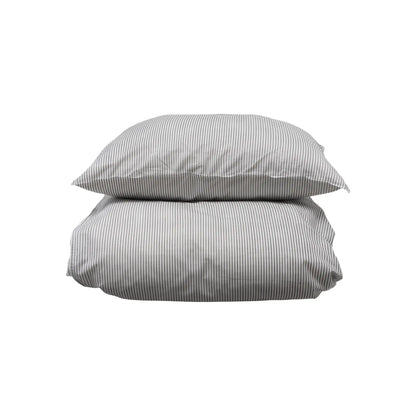 Borås Cotton Cille Bäddset 150x210/50x60 cm, Antrasit