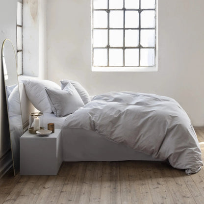 Borås Cotton Cille Bäddset 150x210/50x60 cm, Antrasit