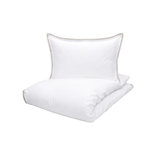 Borås Cotton Sky Bäddset 230x220/2*50x60 cm, Beige