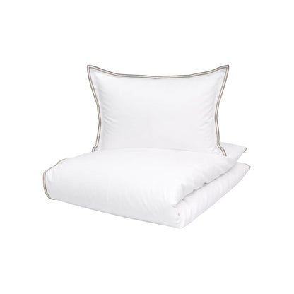 Borås Cotton Sky Bäddset 150x210/50x60 cm, Beige