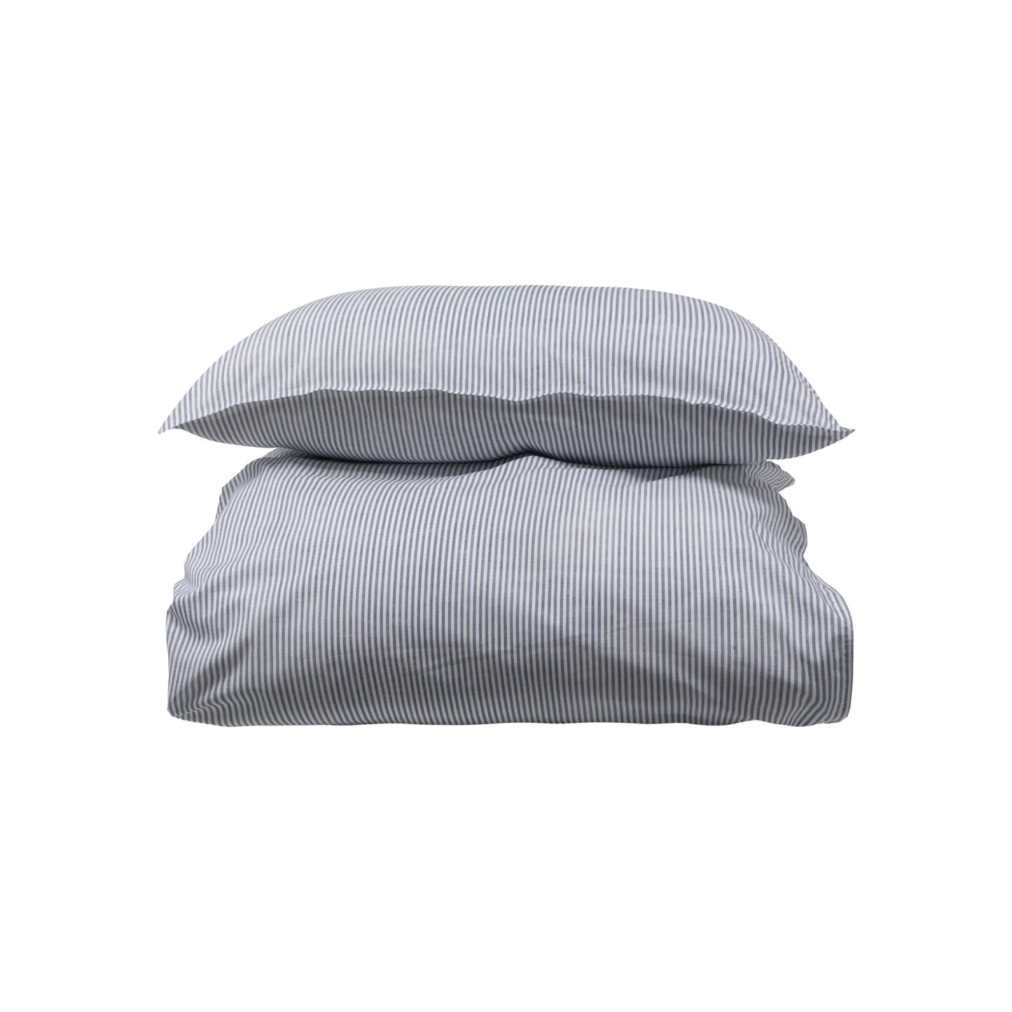 Borås Cotton Cille Bäddset 150x210/50x60 cm, Blå