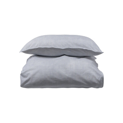 Borås Cotton Cille Bäddset 150x210/50x60 cm, Blå