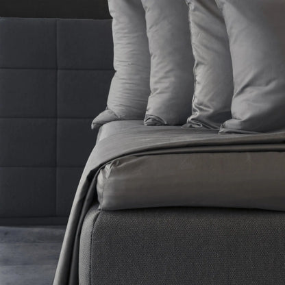 Borås Cotton Cloud Underlakan 160x270 cm, Antrasit