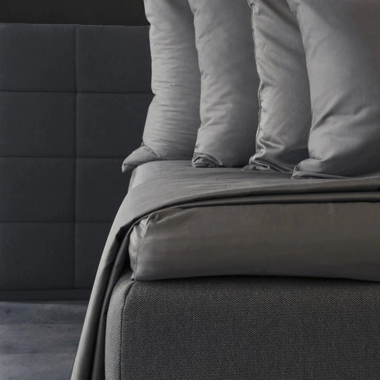 Borås Cotton Cloud Underlakan 270x270 cm, Antrasit