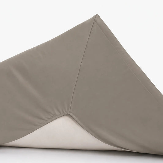 Borås Cotton Cloud Kuvertsytt Lakan 210x210 cm, Sand