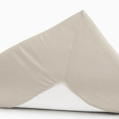 Borås Cotton Cloud Kuvertsytt Lakan 210x210 cm, Ljus Beige