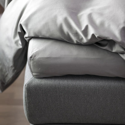 Borås Cotton Cloud Kuvertsytt Lakan 120x200 cm, Antrasit