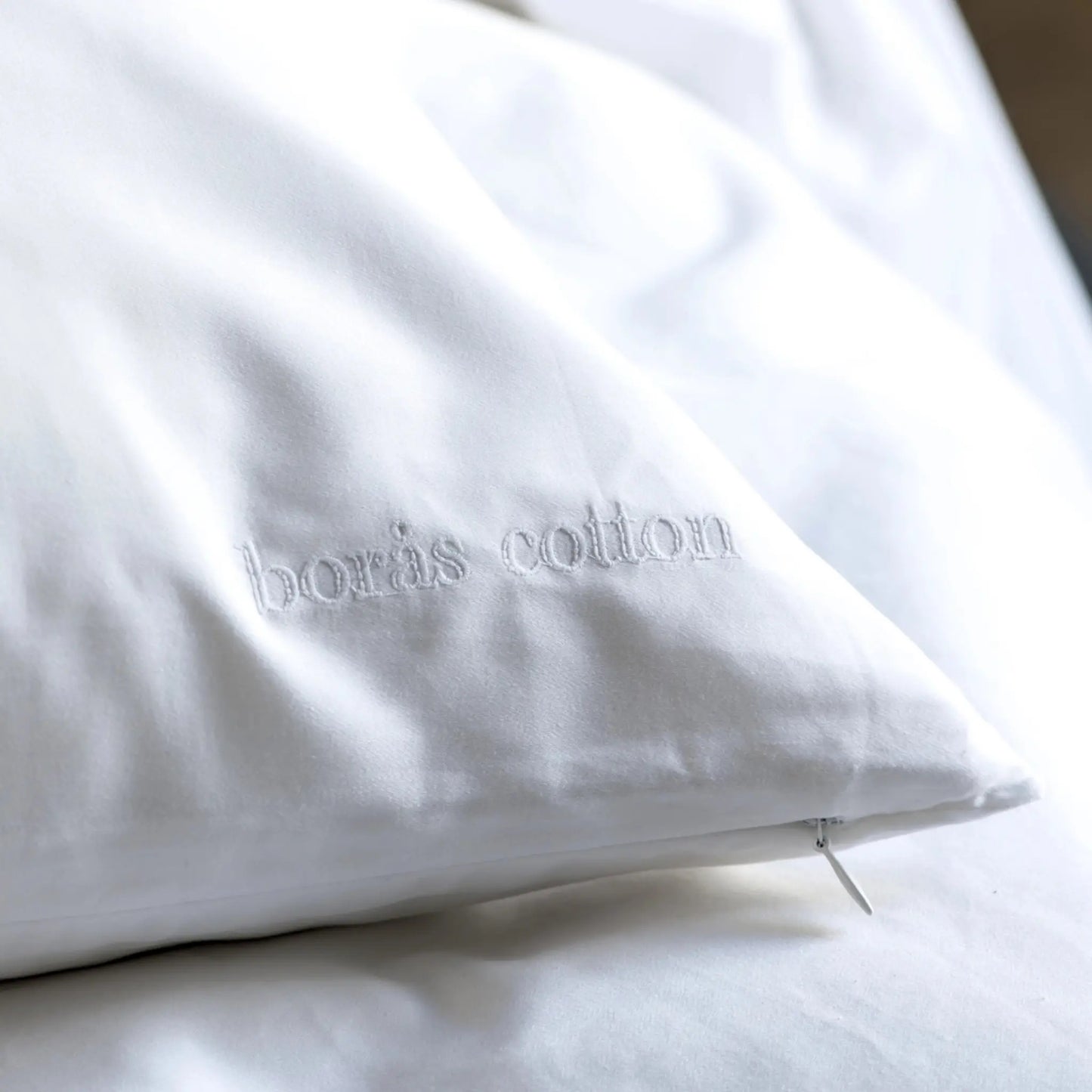 Borås Cotton Cloud Bäddset 230x220/50x60 cm, Optical White