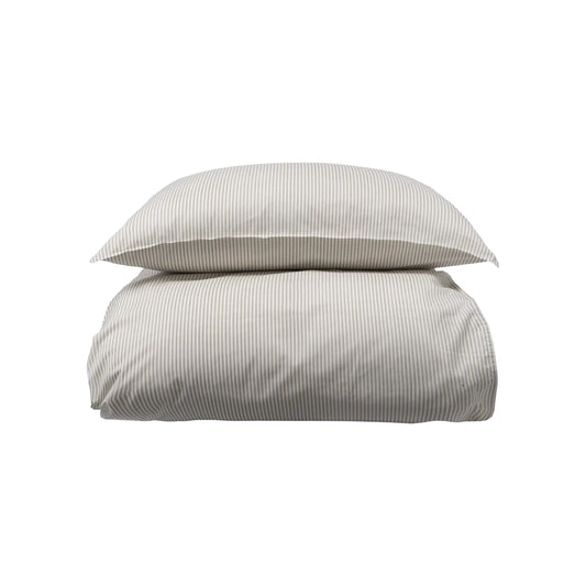 Borås Cotton Cille Bäddset 150x210/50x60 cm, Beige