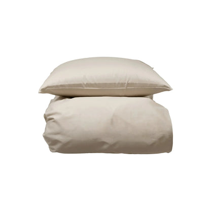 Borås Cotton Cloud Bäddset 150x210/50x60 cm, Ljus Beige