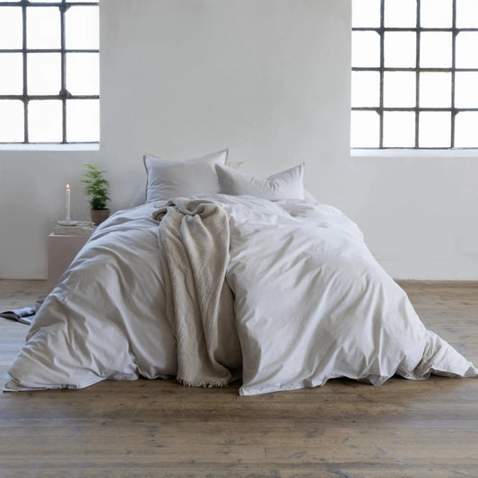 Borås Cotton Cille Bäddset 150x210/50x60 cm, Beige