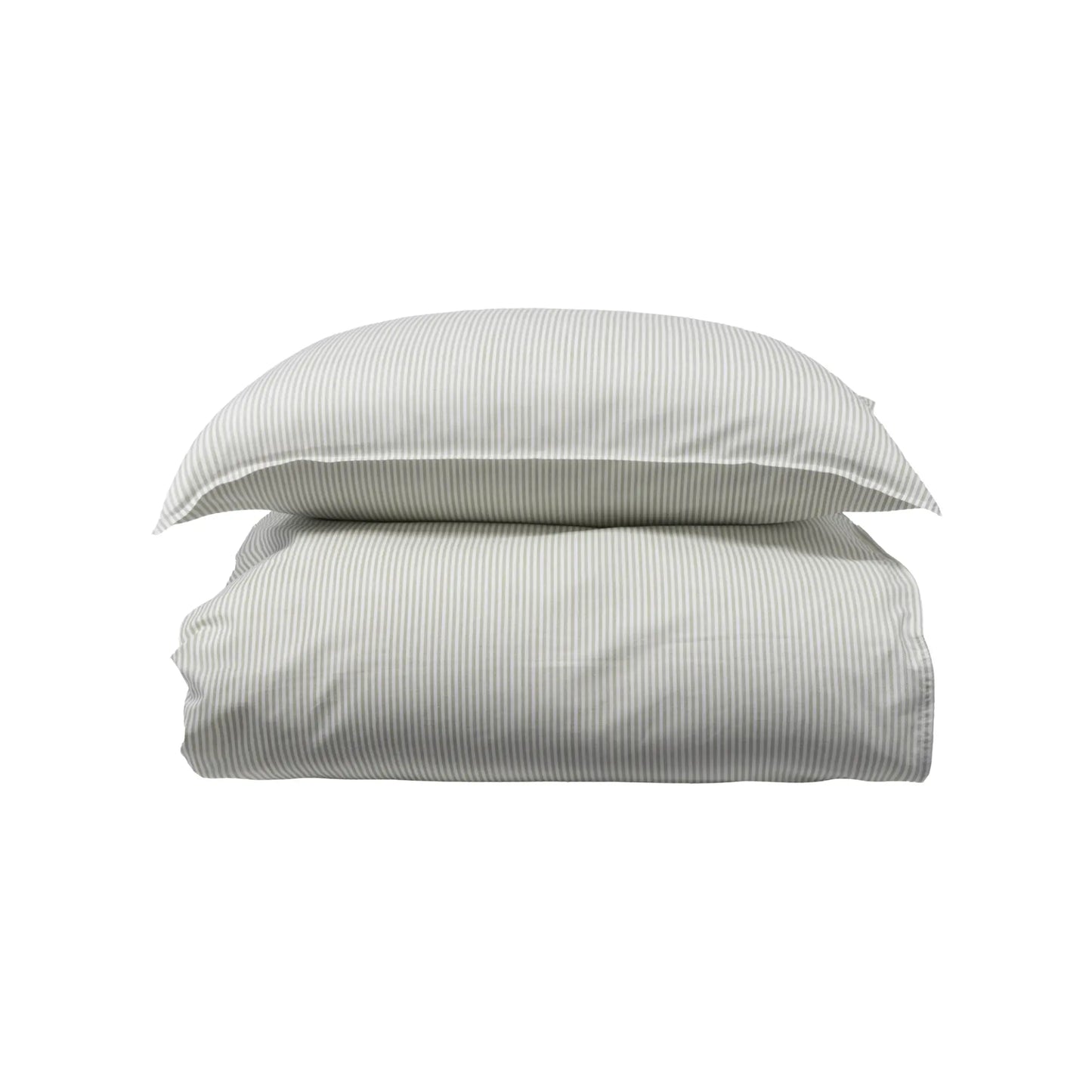 Borås Cotton Cille Bäddset 230x220/2*50x60 cm, Grön