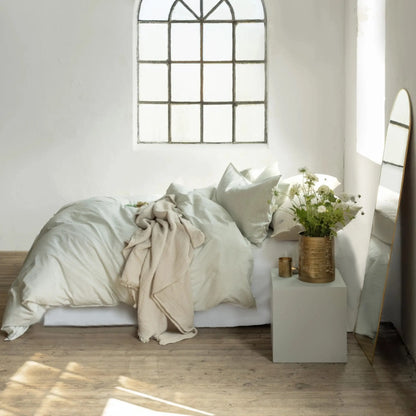 Borås Cotton Cille Bäddset 230x220/2*50x60 cm, Grön