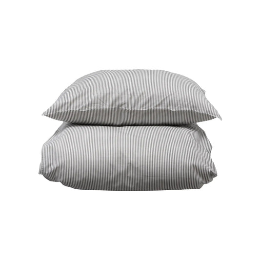 Borås Cotton Cille Bäddset 230x220/2*50x60 cm, Antrasit