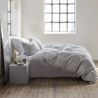 Borås Cotton Cille Bäddset 230x220/2*50x60 cm, Antrasit