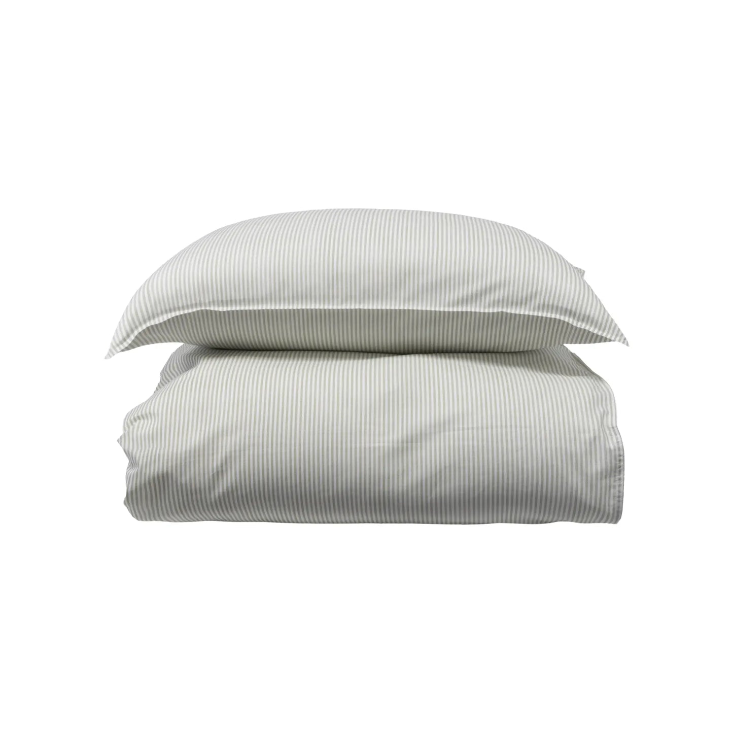 Borås Cotton Cille Bäddset 150x210/50x60 cm, Grön