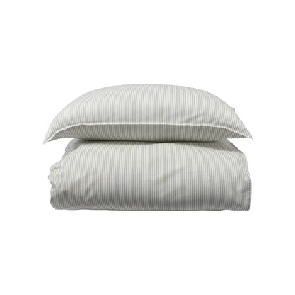 Borås Cotton Cille Bäddset 150x210/50x60 cm, Grön