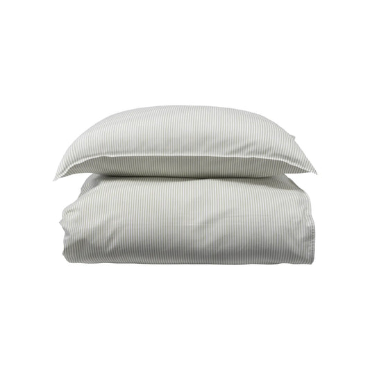 Borås Cotton Cille Bäddset 150x210/50x60 cm, Grön