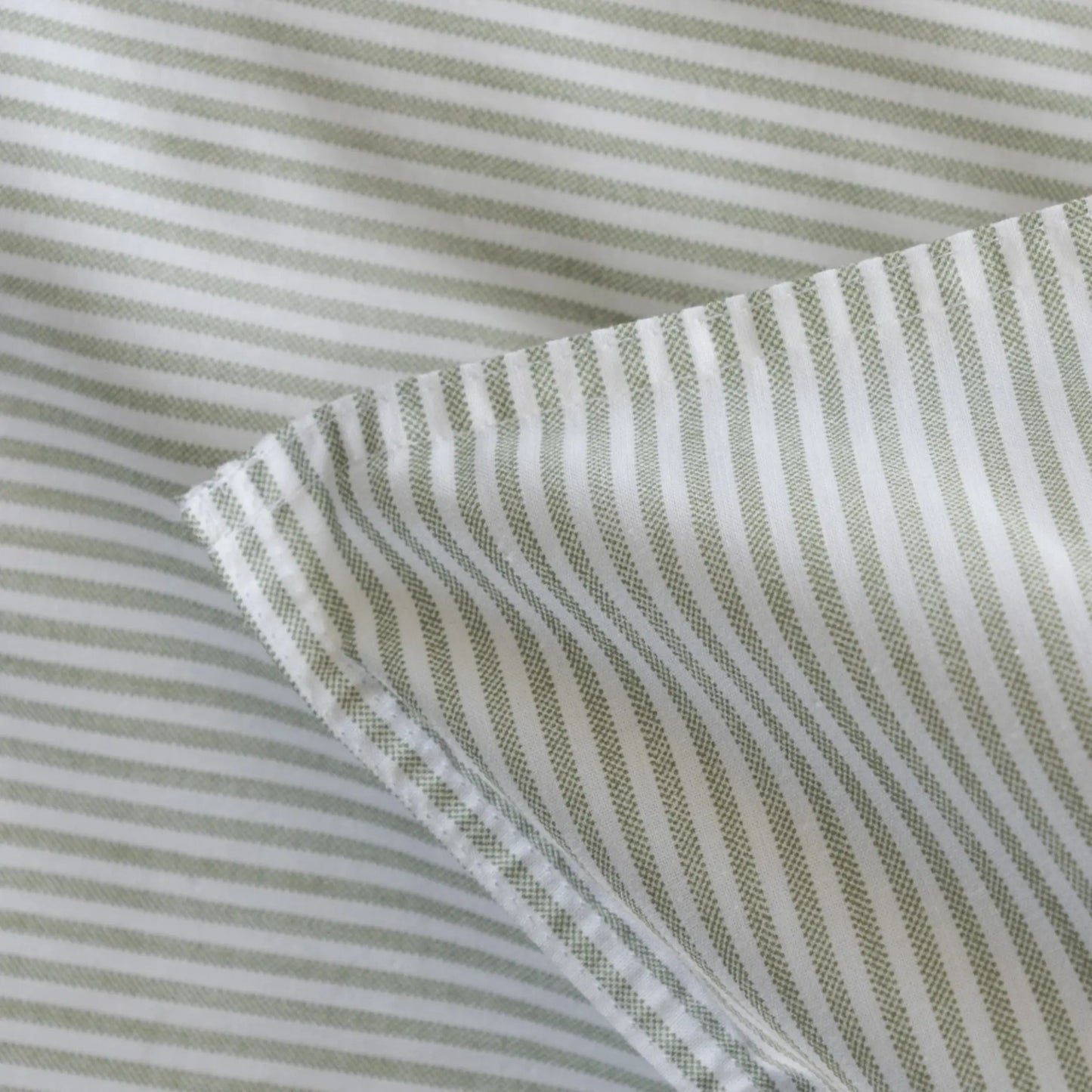 Borås Cotton Cille Bäddset 150x210/50x60 cm, Grön
