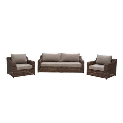 Brafab Glendon 2,5-Sits Soffa, Dark Brown/Soft Moose
