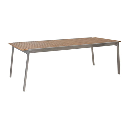 Brafab Naos Matbord, Rostfritt Stål/Teak