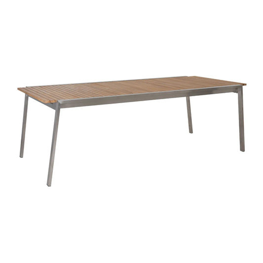 Brafab Naos Matbord, Rostfritt Stål/Teak