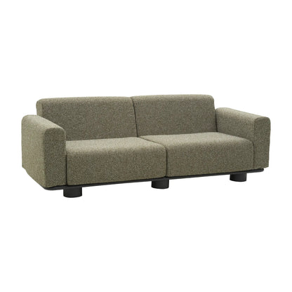 Brafab Bolster 2,5-Sits Soffa, Antracit/Teddy Verde
