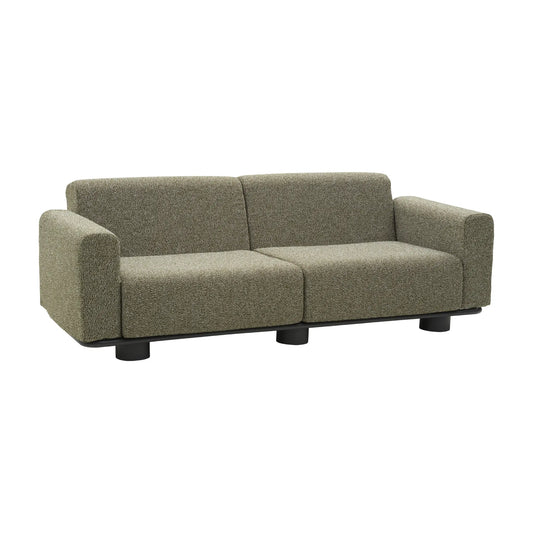 Brafab Bolster 2,5-Sits Soffa, Antracit/Teddy Verde