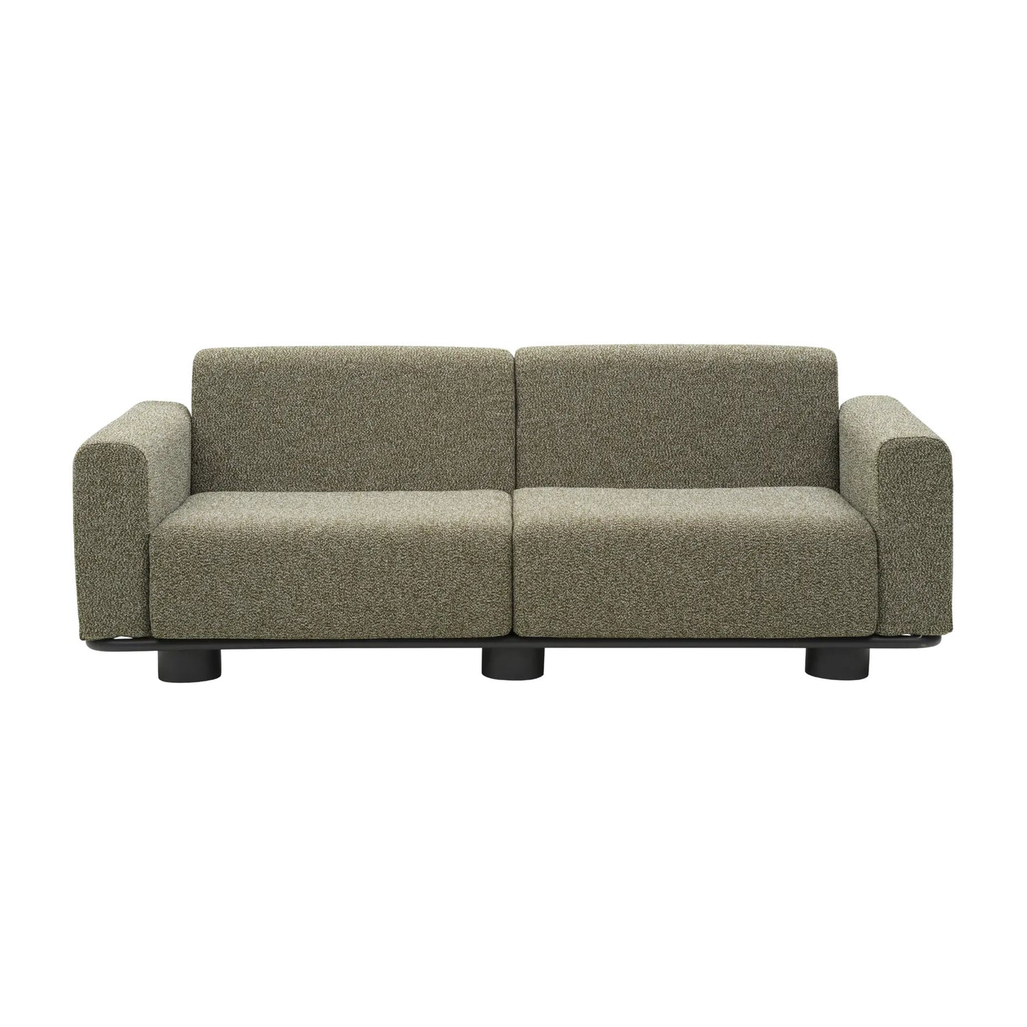Brafab Bolster 2,5-Sits Soffa, Antracit/Teddy Verde
