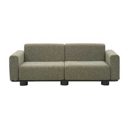 Brafab Bolster 2,5-Sits Soffa, Antracit/Teddy Verde
