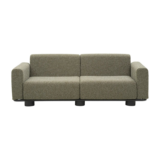Brafab Bolster 2,5-Sits Soffa, Antracit/Teddy Verde