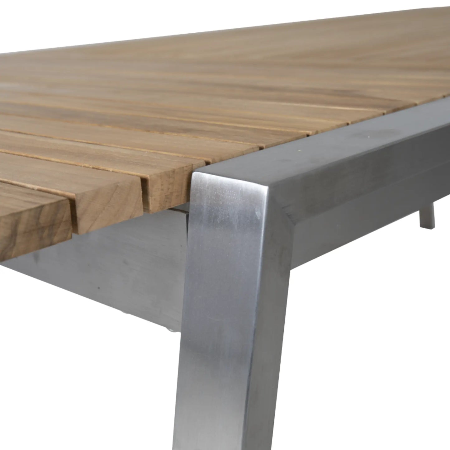 Brafab Naos Matbord, Rostfritt Stål/Teak