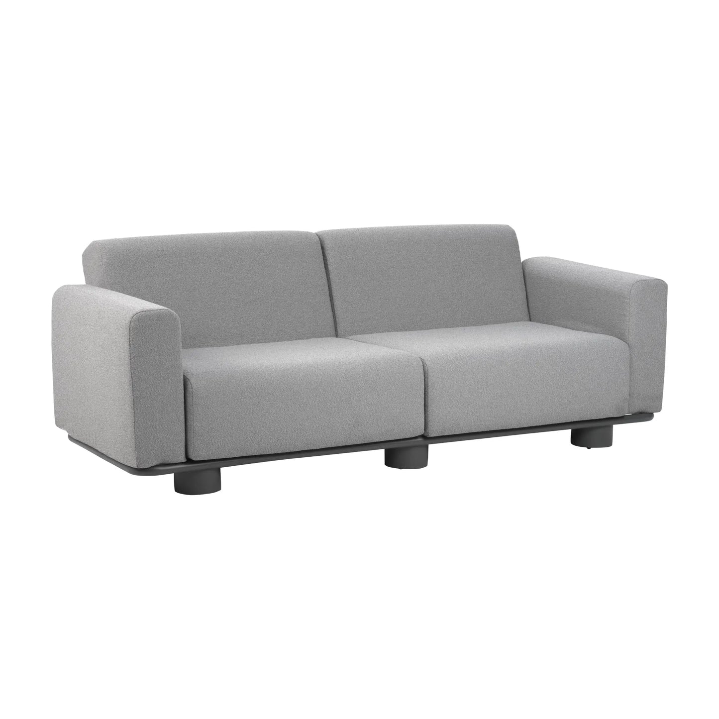 Brafab Bolster 2,5-Sits Soffa, Antracit/Teddy Grey